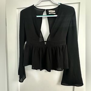 Urban Outfitters Long Sleeve low cut Shirt